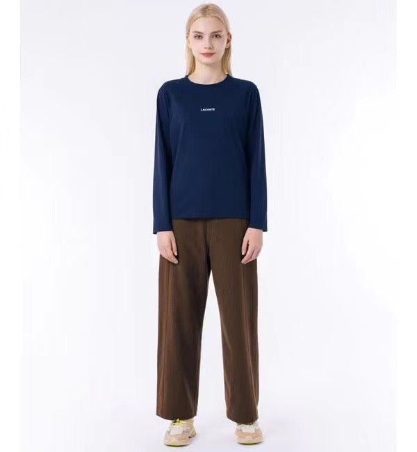 Lacoste 刺繡長袖tee