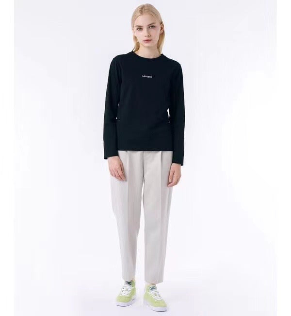 Lacoste 刺繡長袖tee