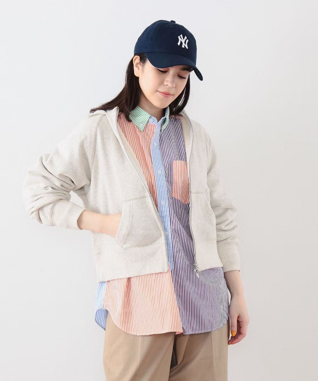 Beams boy短身hoodies jacket