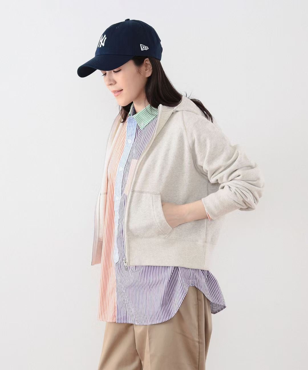 Beams boy短身hoodies jacket