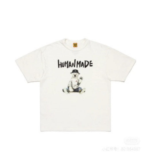 Human made polar bear tee