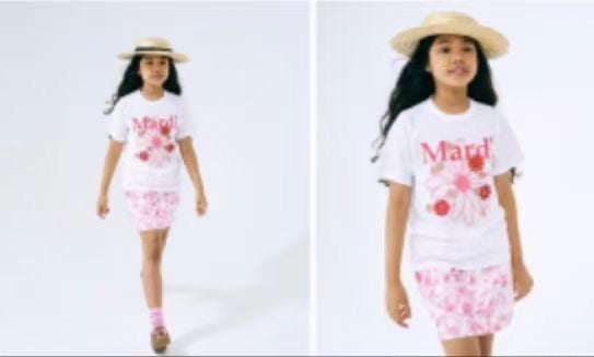 Mardi mercedi 童裝 flower tee