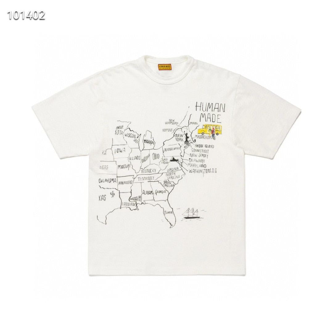 Human made map tee