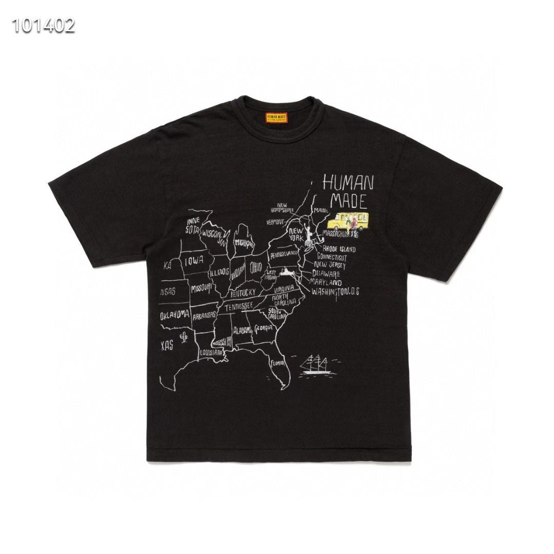 Human made map tee