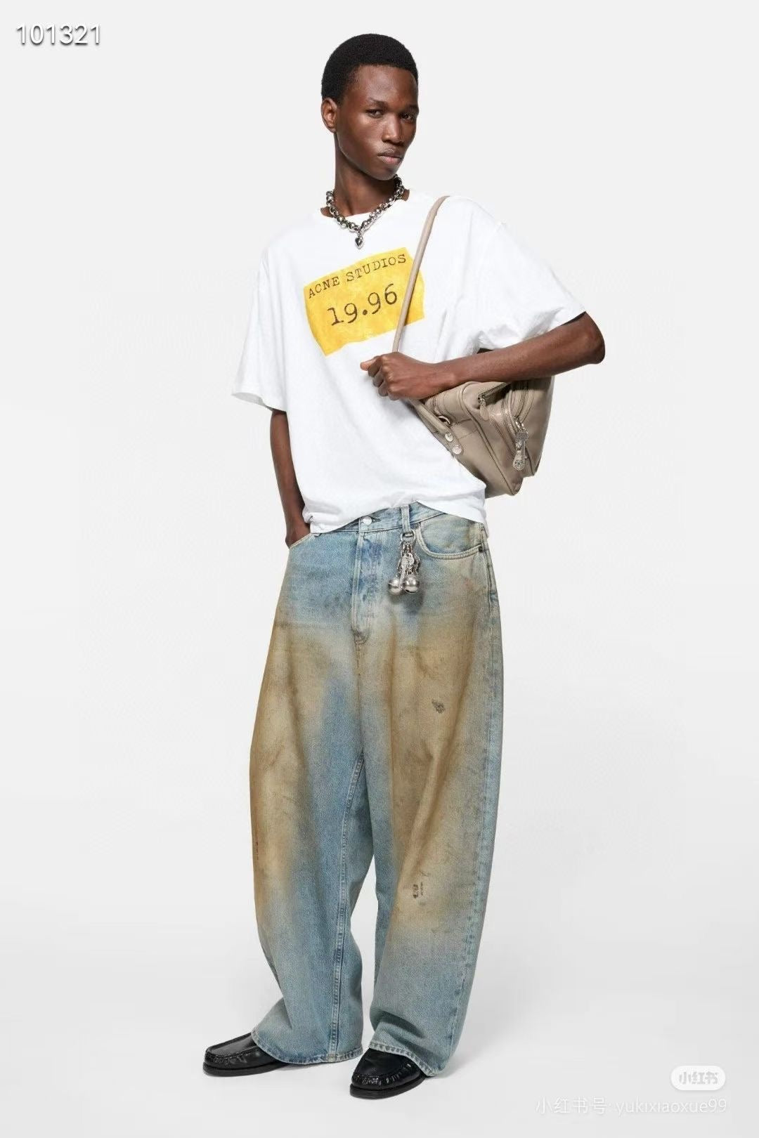 Acne studios 印花字母tee