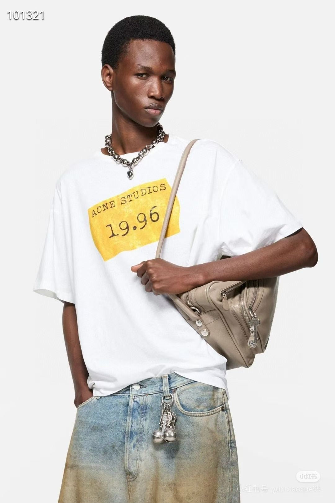 Acne studios 印花字母tee