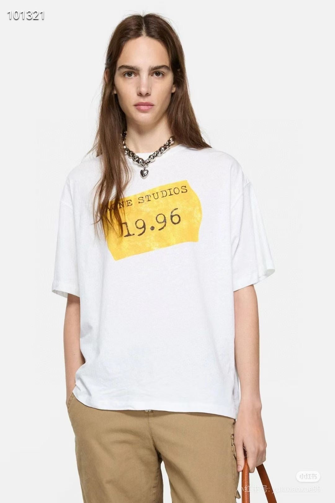 Acne studios 印花字母tee