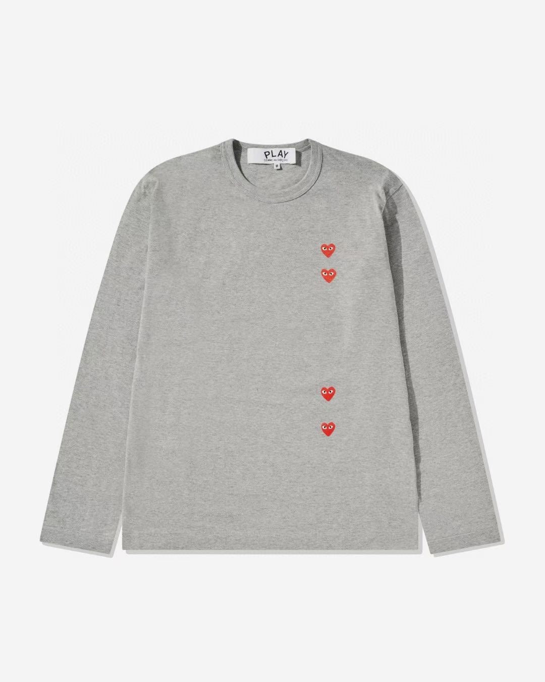 CDG play 印花直logo tee