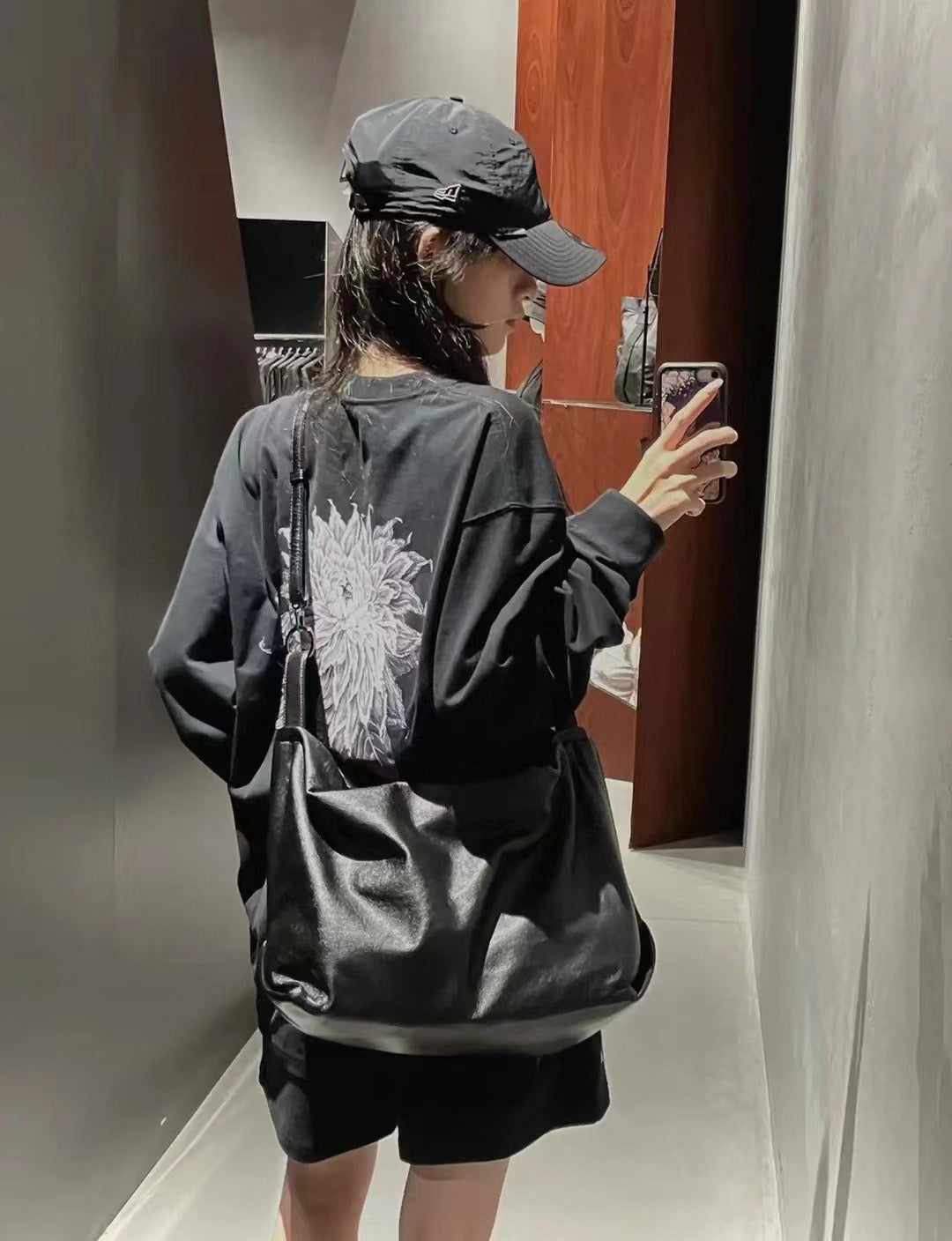 Y3 x NEW ERA牡丹花印花tee
