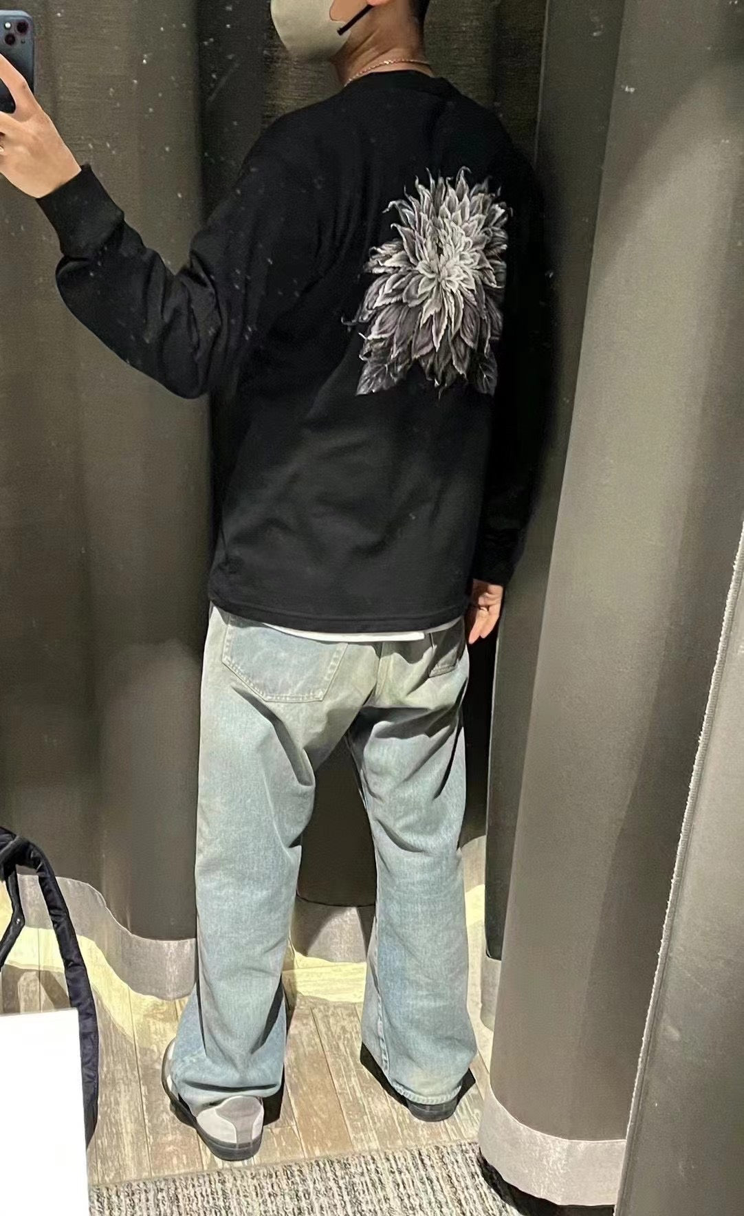 Y3 x NEW ERA牡丹花印花tee