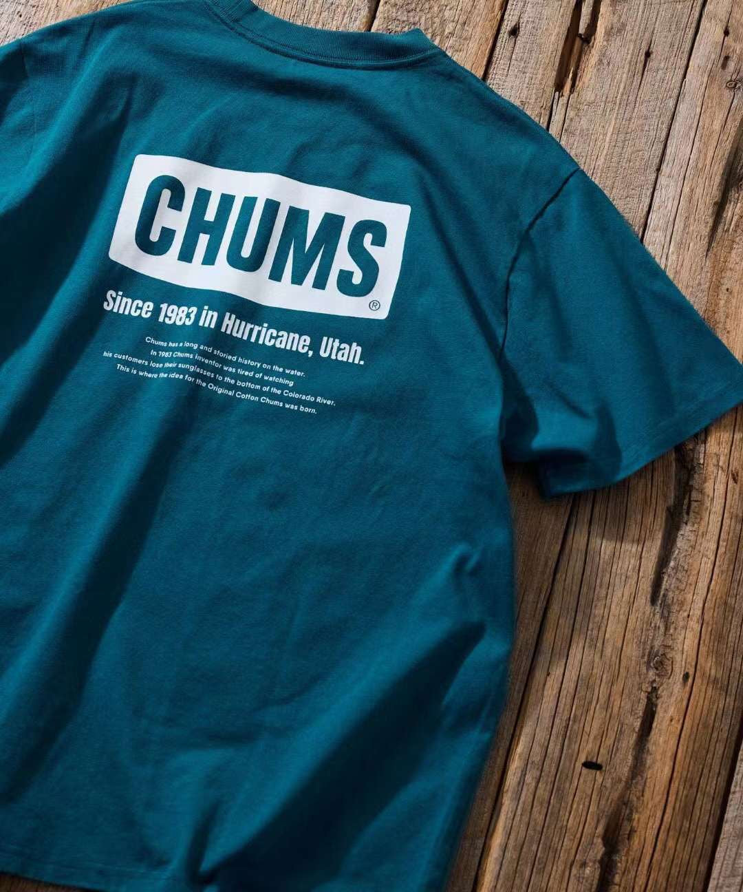 Chums 前後印花tee