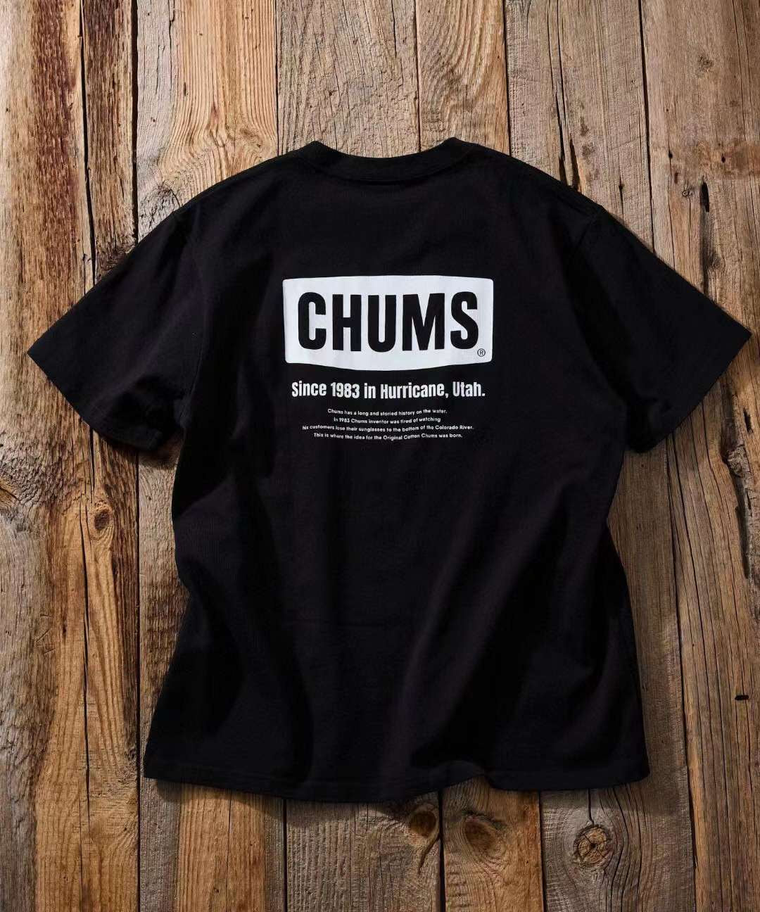 Chums 前後印花tee
