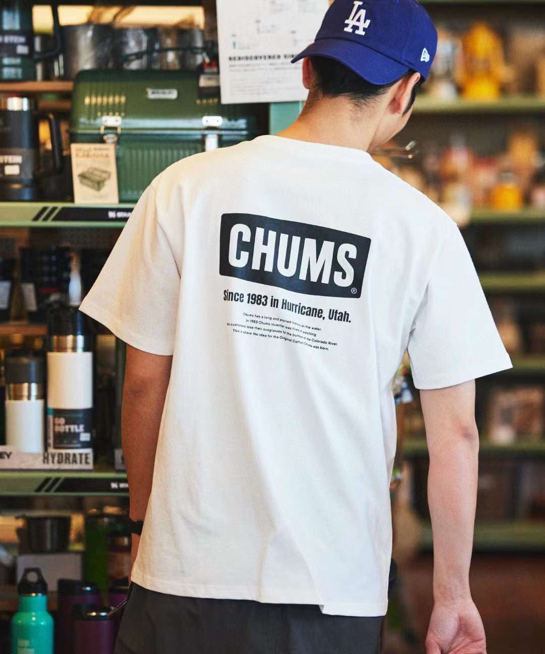 Chums 前後印花tee