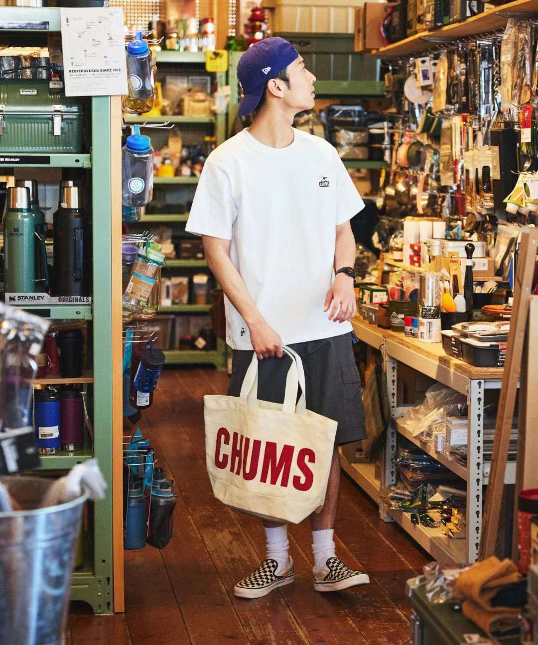 Chums 前後印花tee