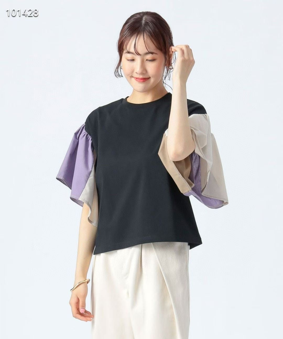 Beams 喇叭袖tee