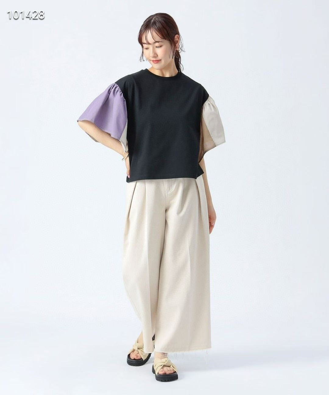 Beams 喇叭袖tee