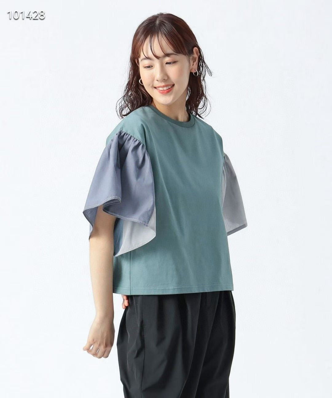 Beams 喇叭袖tee