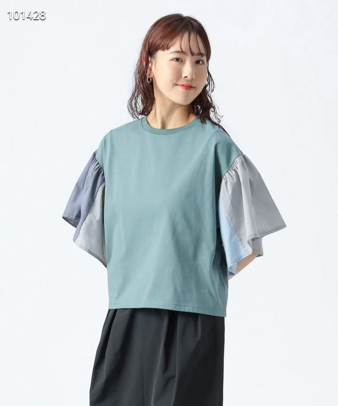Beams 喇叭袖tee