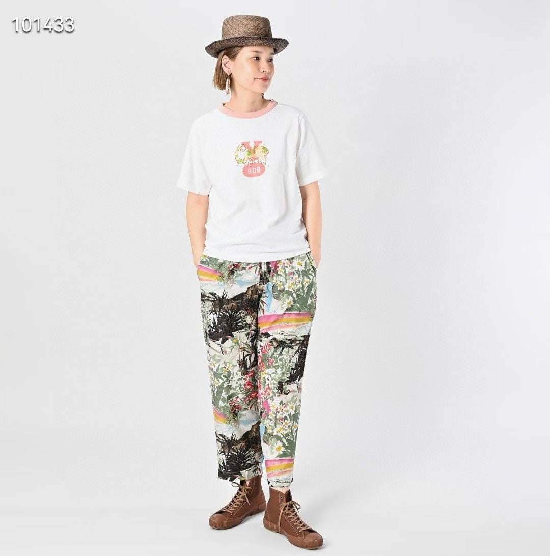 45R pattern Y logo tee