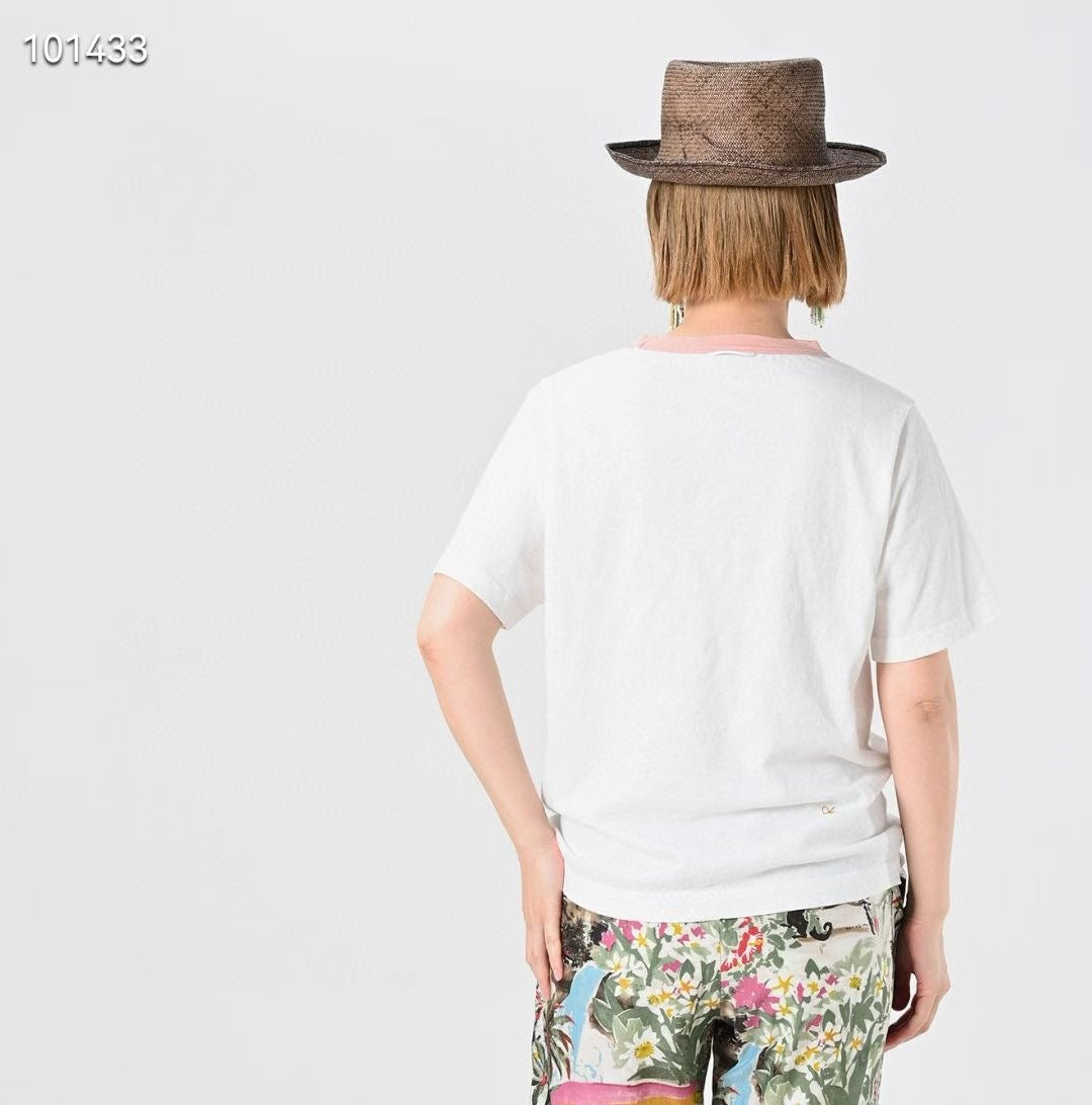 45R pattern Y logo tee