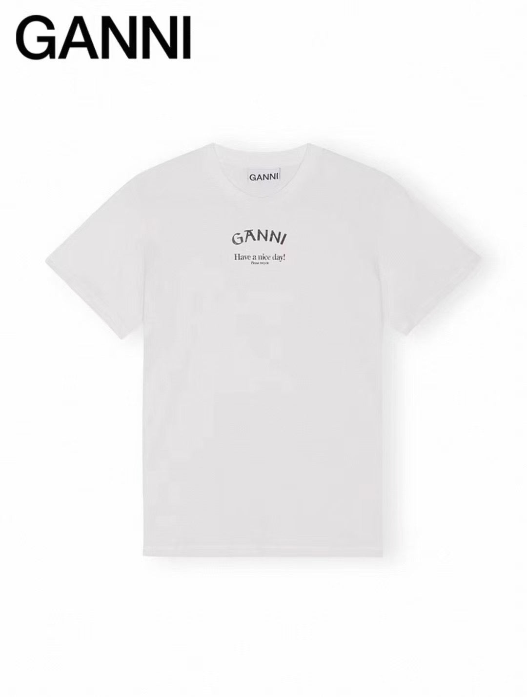 Ganni logo tee