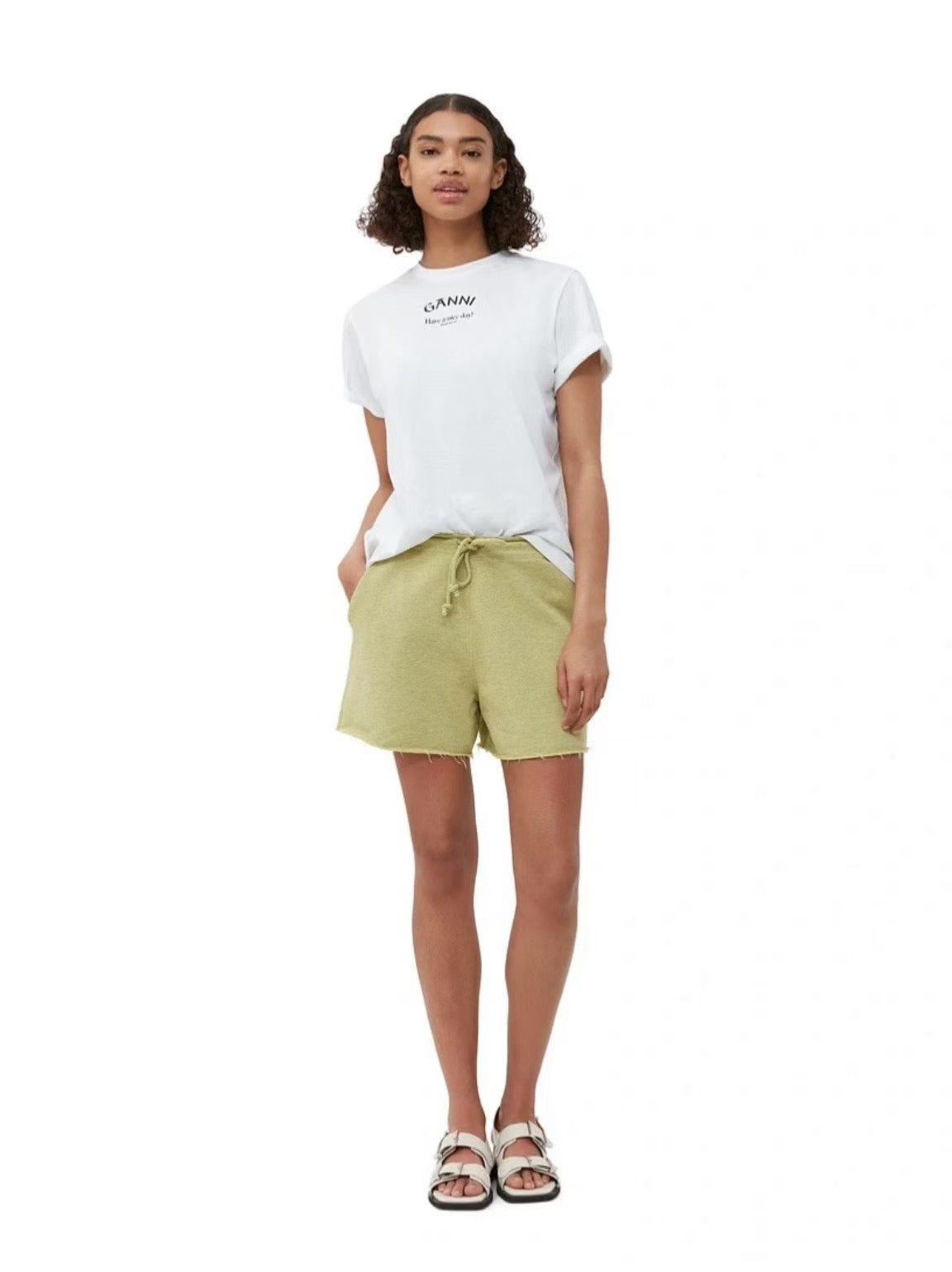 Ganni logo tee
