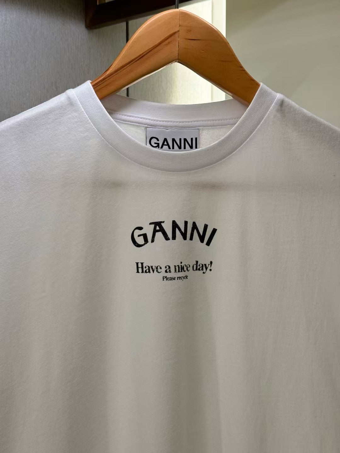 Ganni logo tee