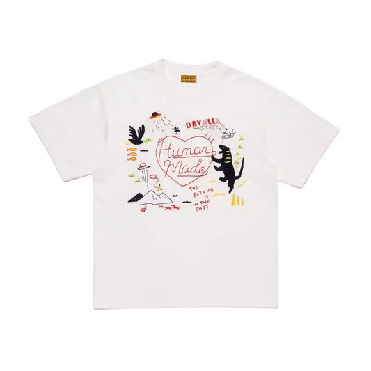 Human made colourful pattern 印花tee