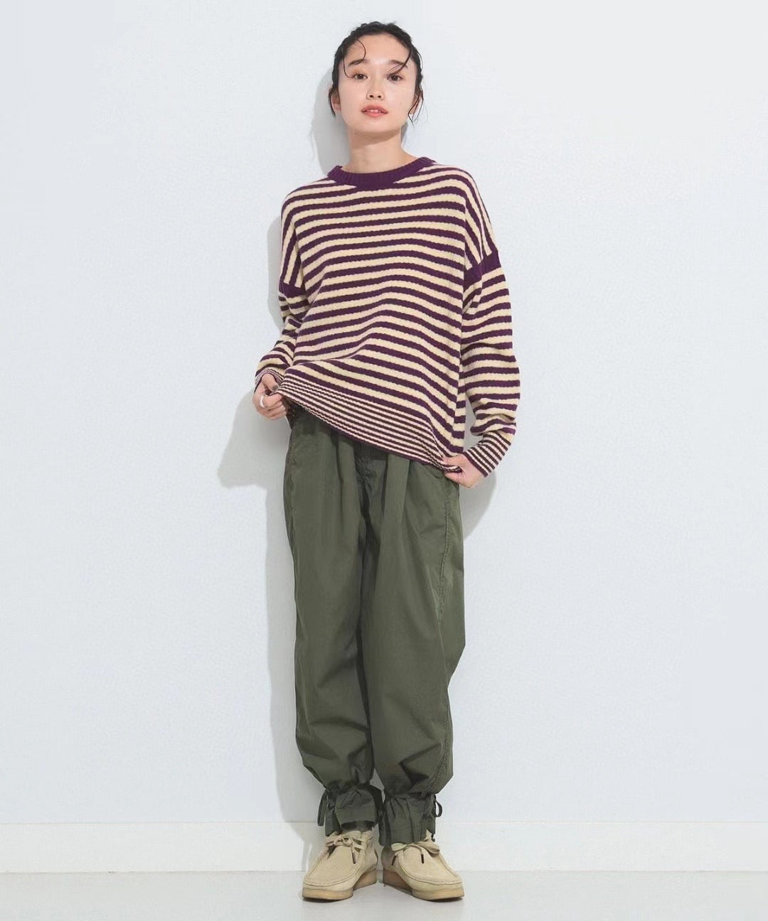 Beams boy 間條冷衫