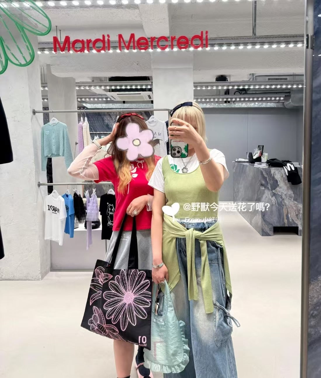Mardi mercredi tote bag