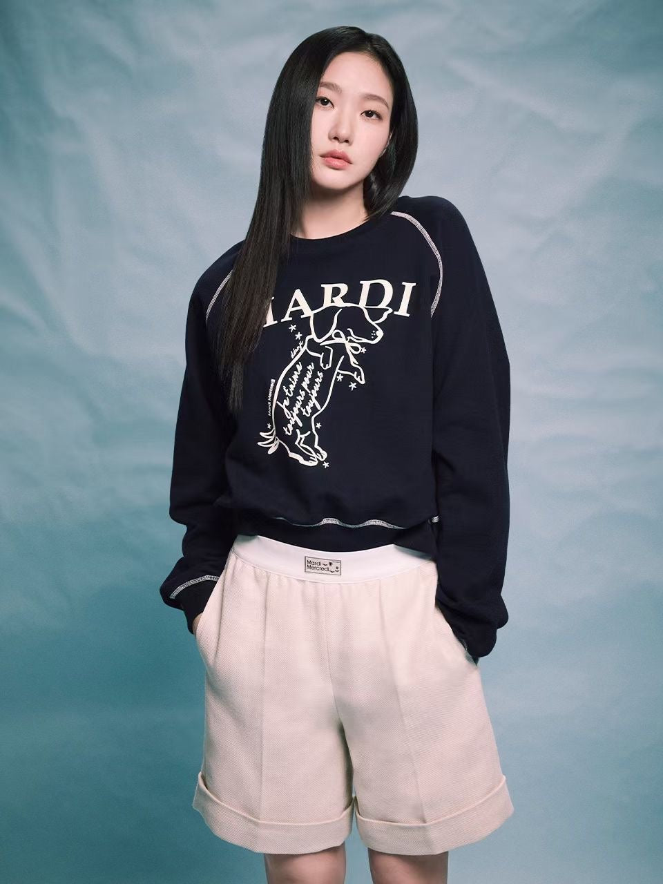 Mardi Mercredi 撞色衛衣