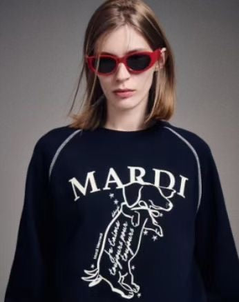 Mardi Mercredi 撞色衛衣