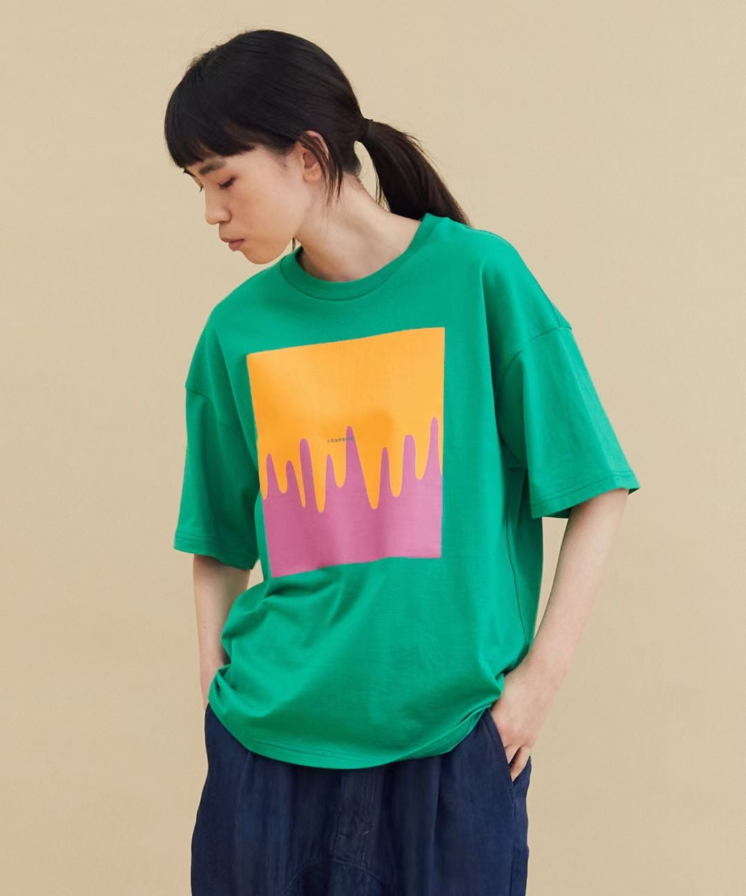 Frapbois 撞色tee