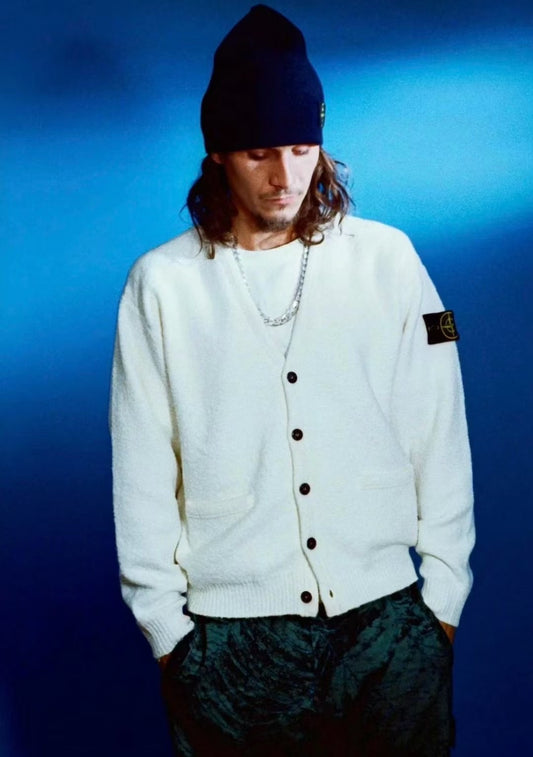 Supreme x stone land 羊毛針織Cardigan 