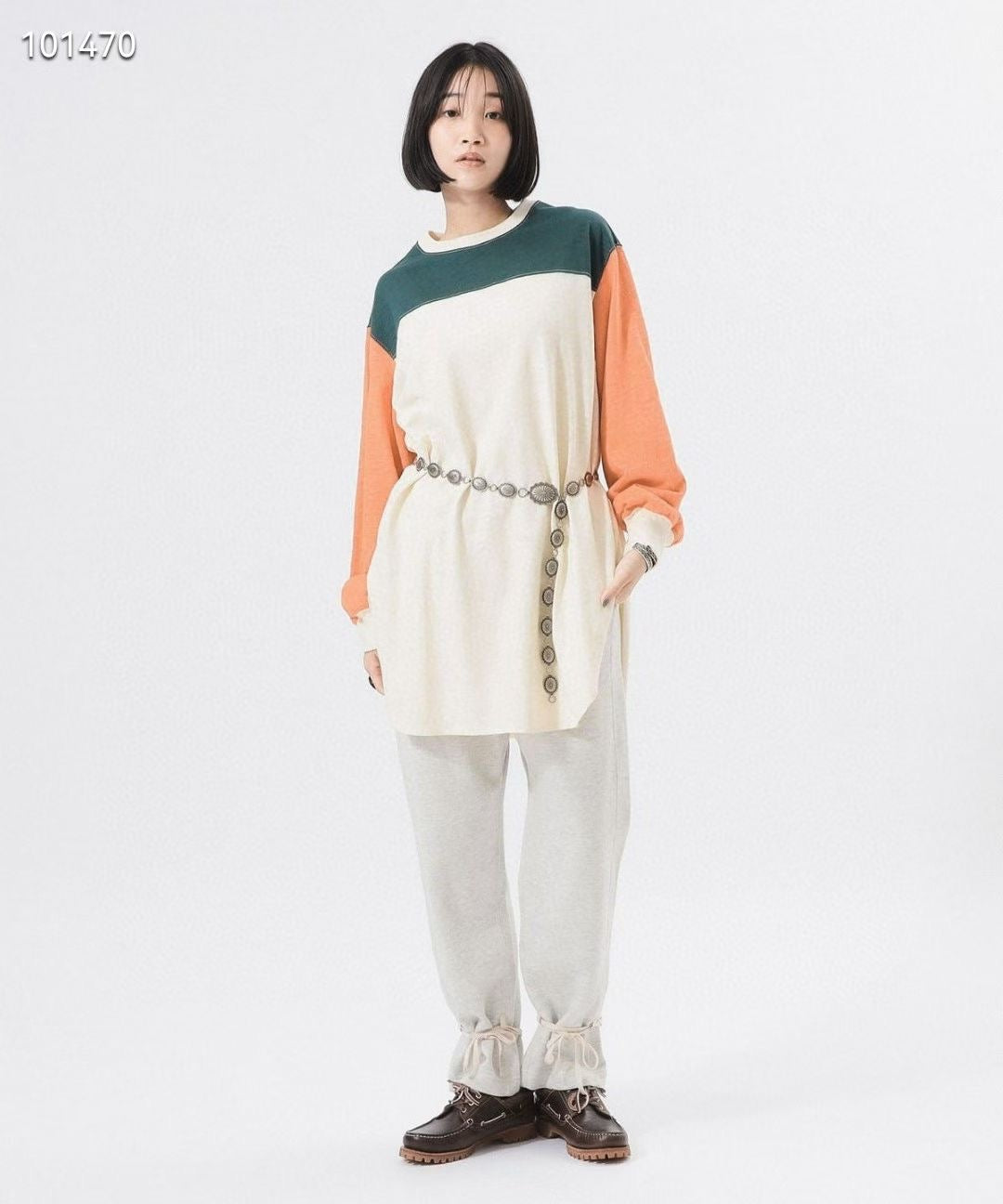 Beams boy 接拼長tee