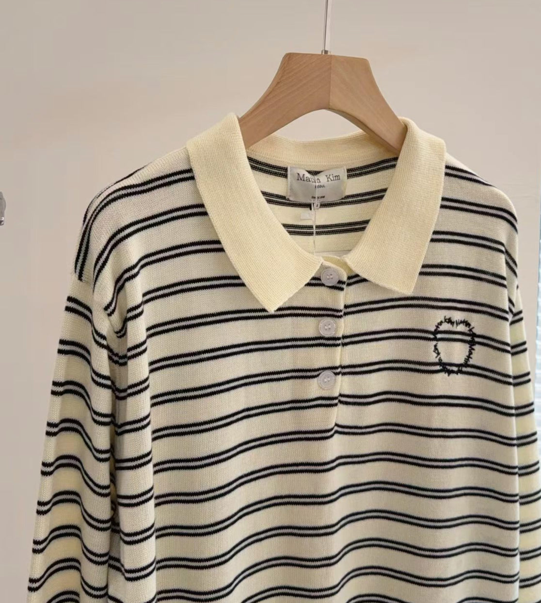 Matin Kim 針織polo shirt