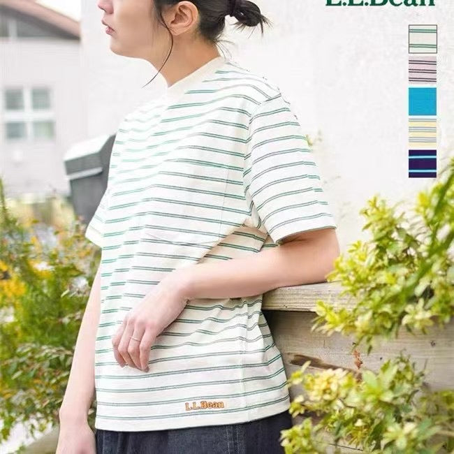 LL beans間條tee