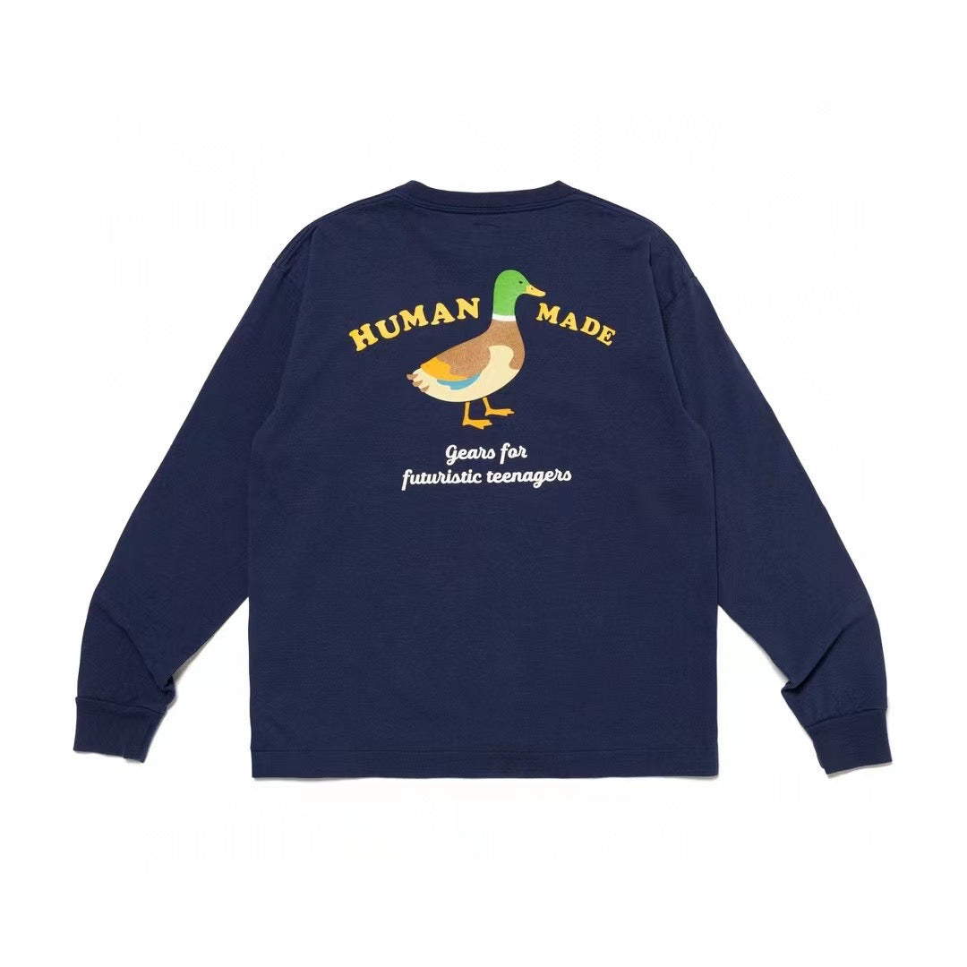 Human made彩色duck 印花tee