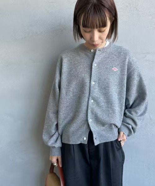 Danton淨色針織Cardigan