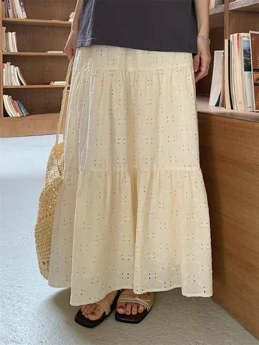 Pou Dou Dou鏤空半折裙