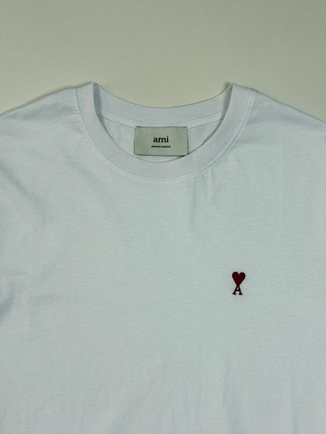 Ami 純色logo tee