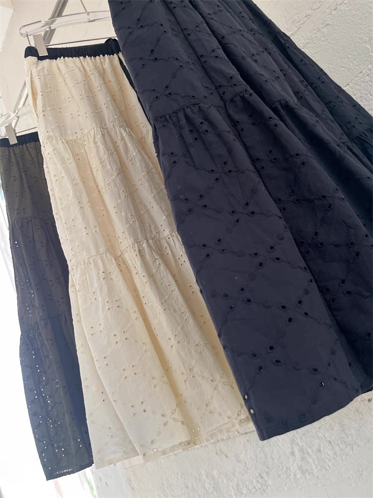 Pou Dou Dou鏤空半折裙