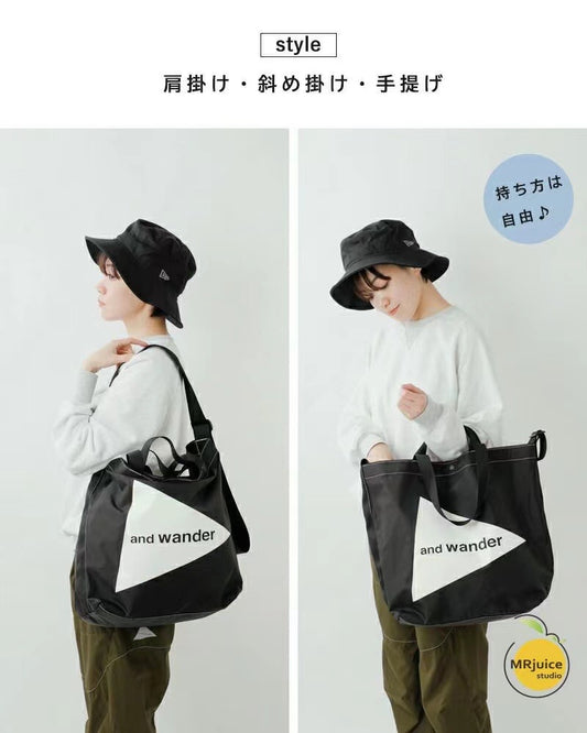 And wander防水tote bag