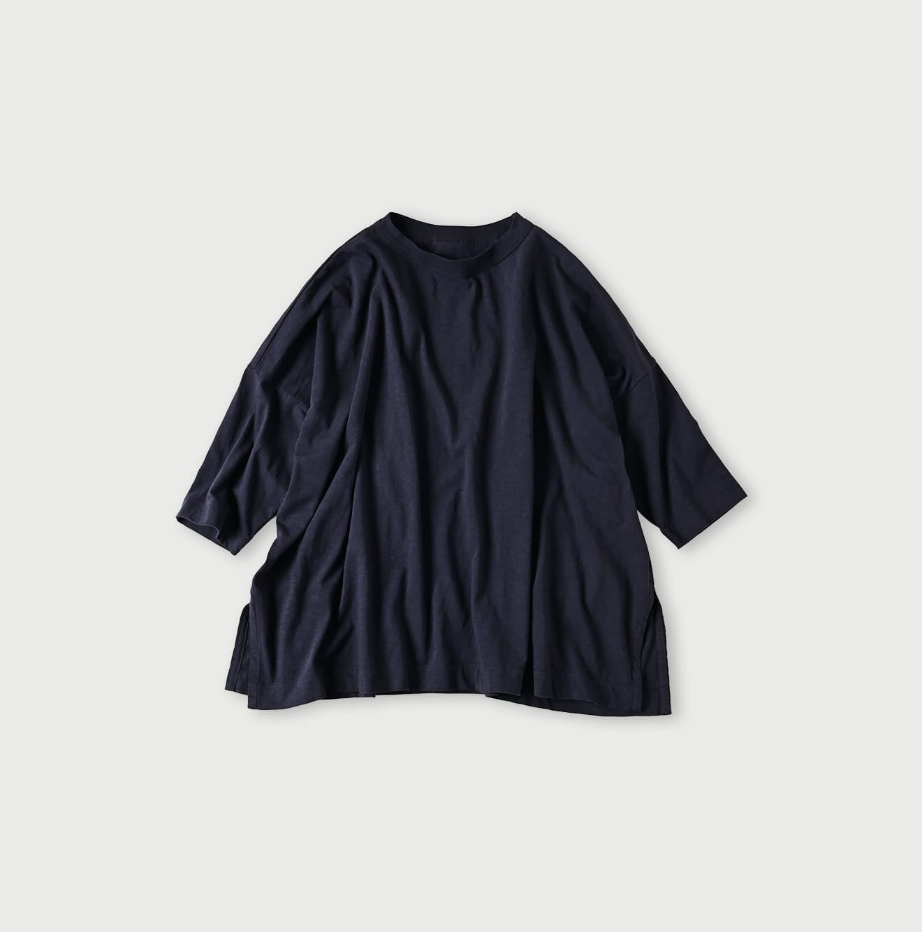 45R淨色7分袖tee