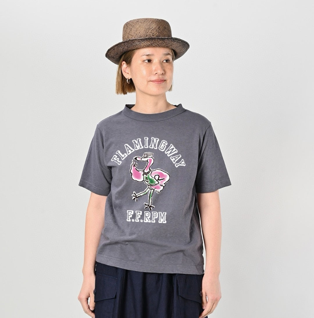 45R bird pattern tee