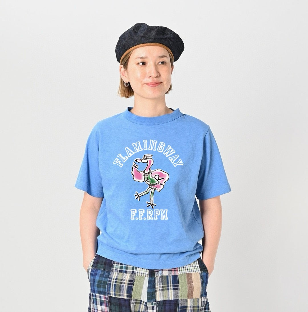 45R bird pattern tee