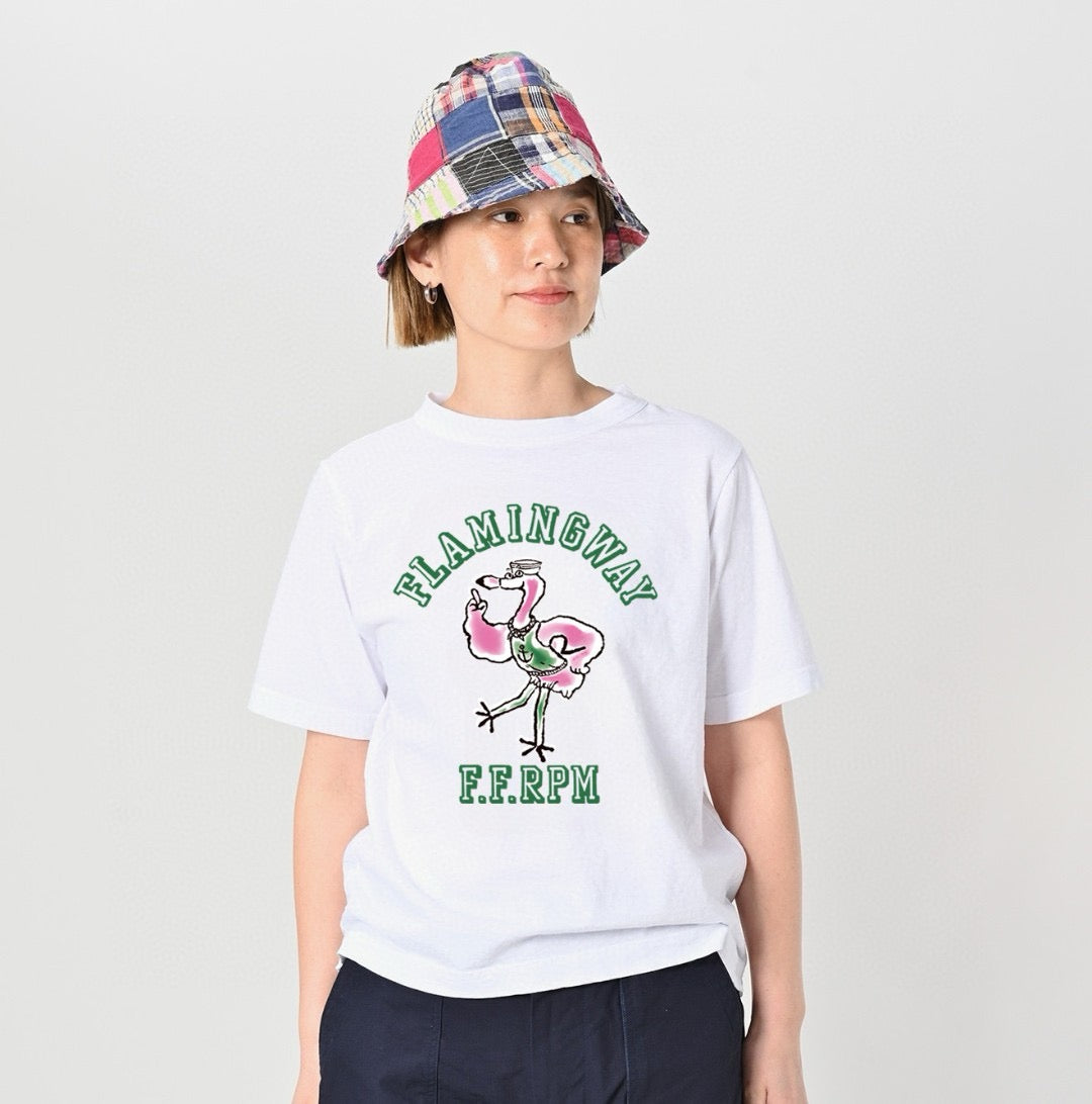 45R bird pattern tee