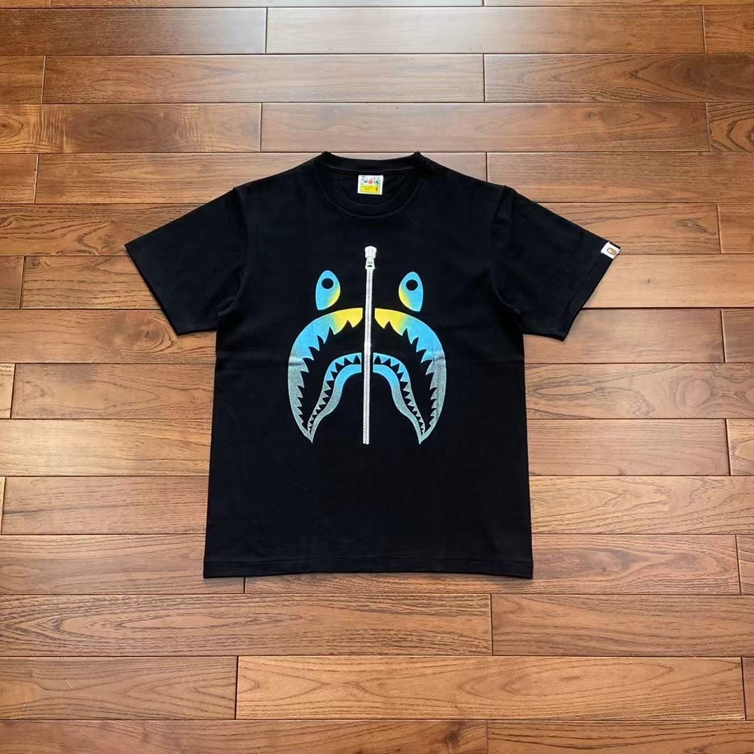 A bathing ape 閃粉印花tee