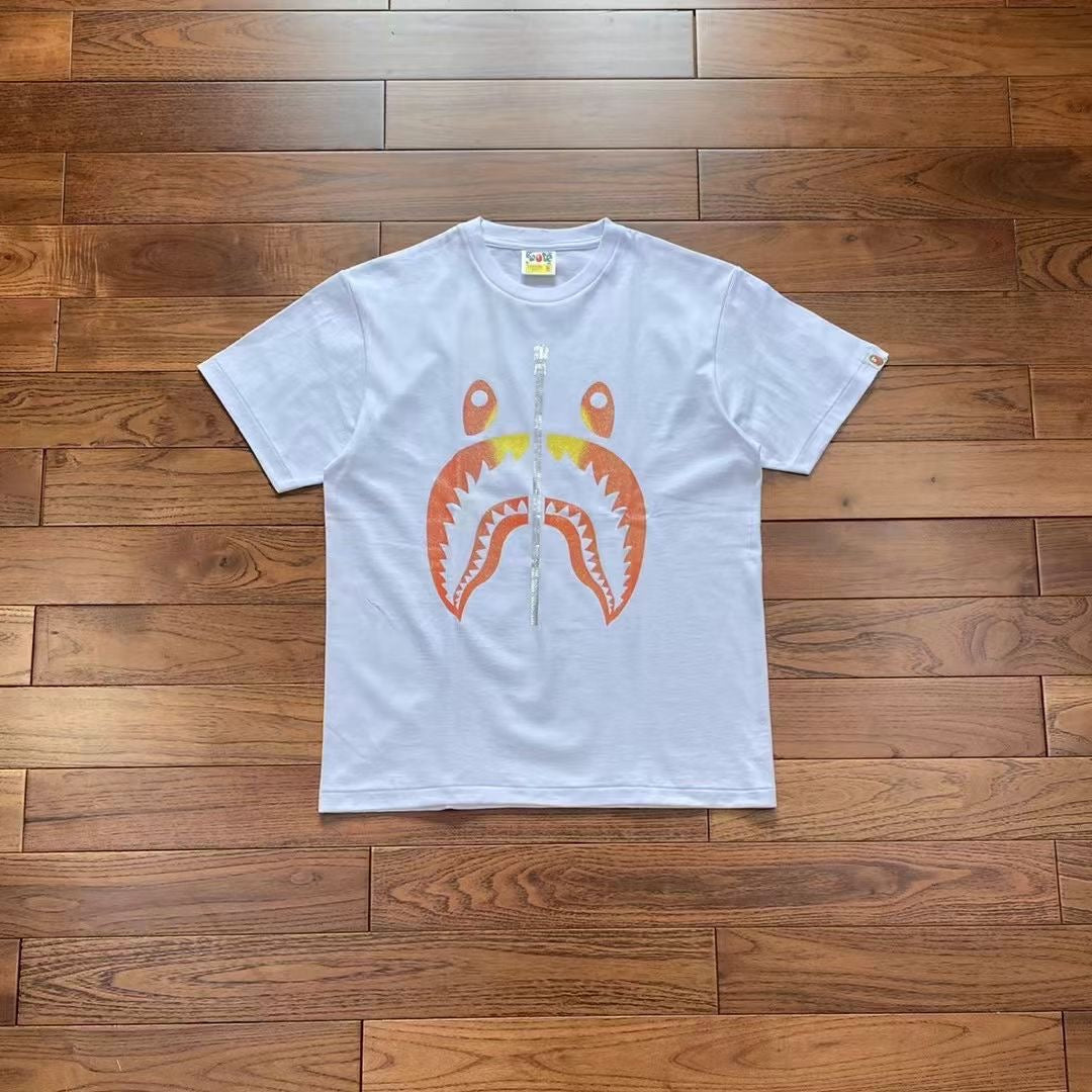 A bathing ape 閃粉印花tee