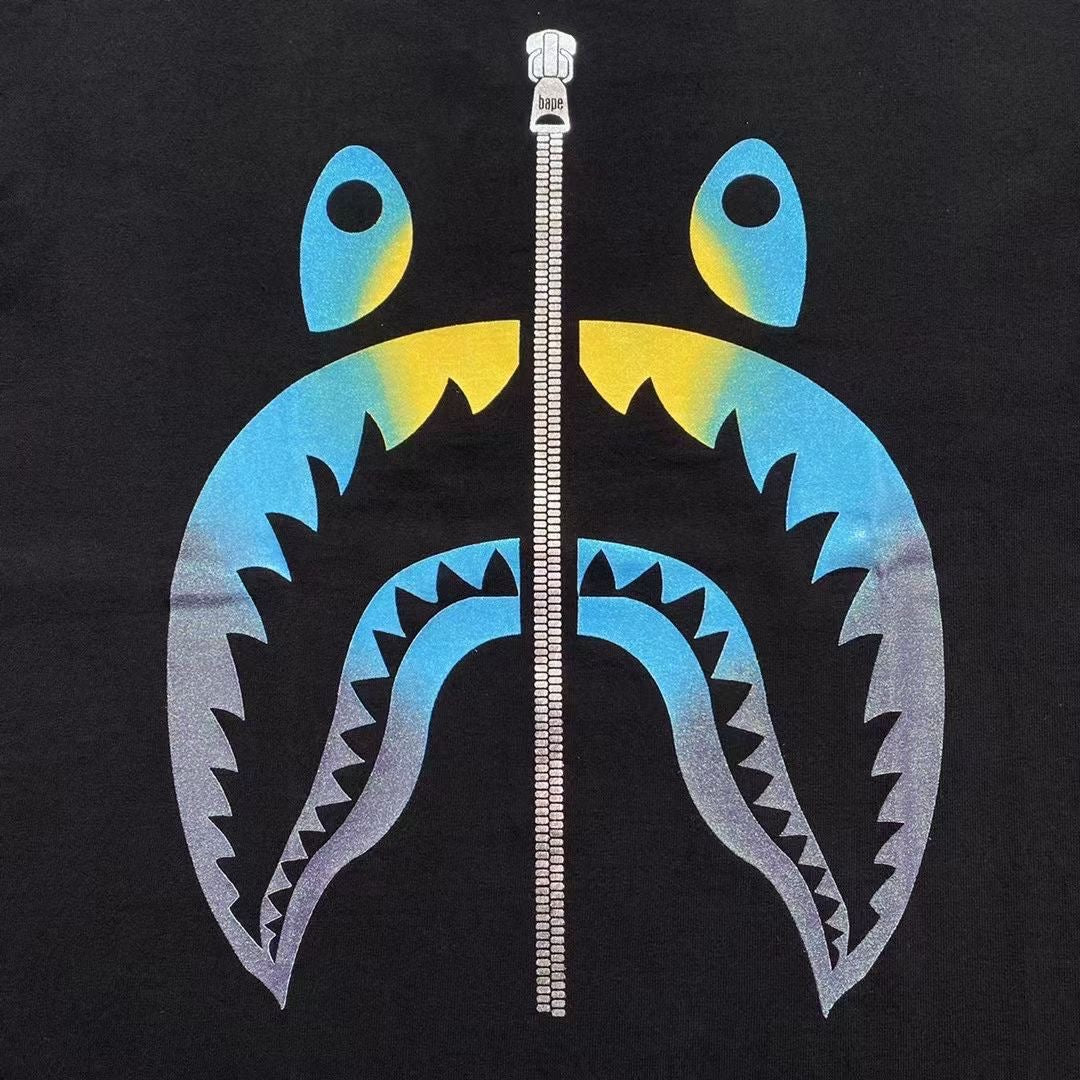 A bathing ape 閃粉印花tee